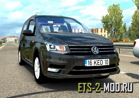 Mod Volkswagen Caddy 2018 для Euro Truck Simulator 2