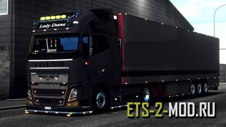 Mod Грузовик Volvo European Style для Euro Truck Simulator 2