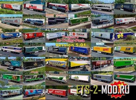 Penguins Trailer and CargoPack для Euro Truck Simulator 2