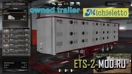 Mod Прицеп Michieletto для Euro Truck Simulator 2