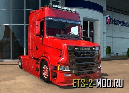 Mod Грузовик Scania T Next Gen для Euro Truck Simulator 2 v1.33