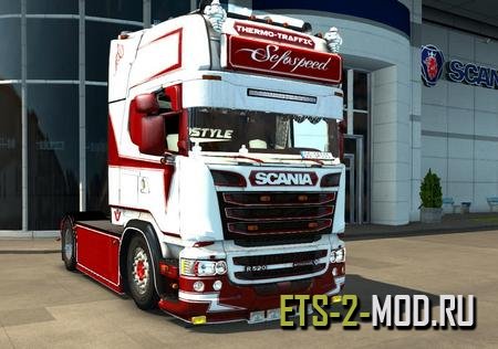 Mod Грузовик Scania R520 для Euro Truck Simulator 2 v1.33