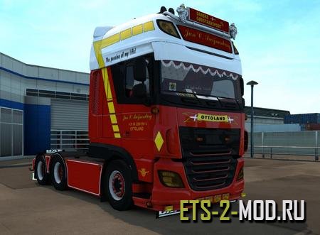 Mod DAF Euro 6 Jan C. Swijnenburg для Euro Truck Simulator 2