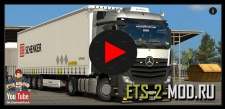 Mod TV / Video Player для Euro Truck Simulator 2