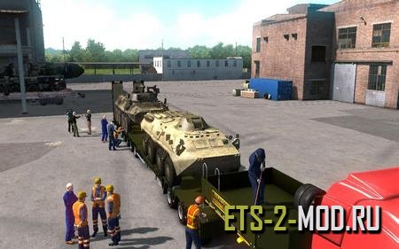 Mod Military oversized cargo для Euro Truck Simulator 2