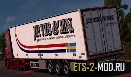 Mod Прицеп NTM JP.Vis and Zn для Euro Truck Simulator 2