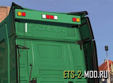 Pack BackPlate Scania S/R 2016 для Euro Truck Simulator 2