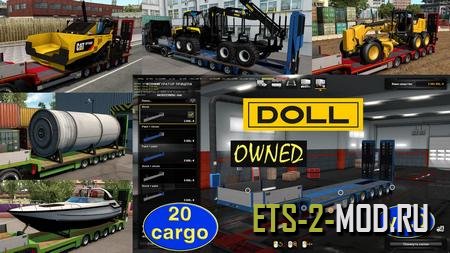 Mod Прицеп Ownable Trailer Doll Panther для ETS 2