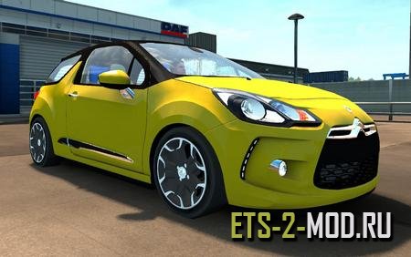 Mod Citroen DS3 для Euro Truck Simulator 2