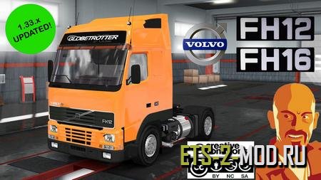 Mod Грузовик Volvo FH Mk1 для Euro Truck Simulator 2 v1.33