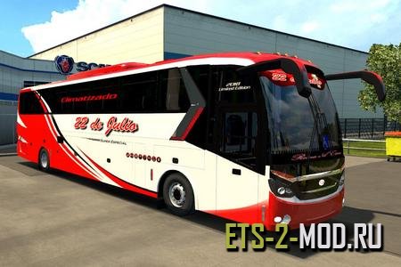 Mod Автобус CEPEDA C6 для Euro Truck Simulator 2