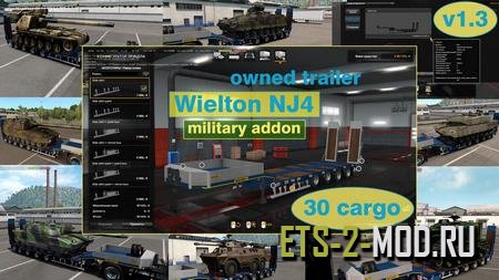 Mod Military Addon for Ownable Trailer Wielton NJ4 для ETS 2