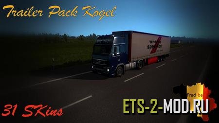 Mod Kogel Trailer Pack для Euro Truck Simulator 2