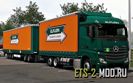 Mod Actros MP4 Edit + Rigid Chassis для Euro Truck Simulator 2