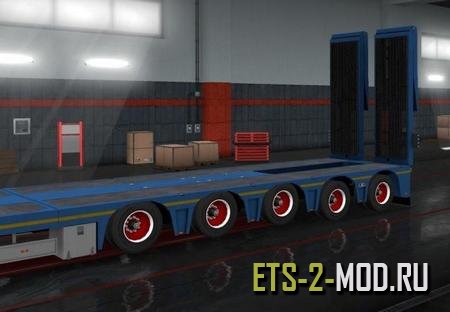 Mod Painted Wheels - Lowloaders для Euro Truck Simulator 2