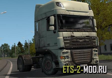 Mod Скин "Грязный" для DAF XF 105 - Euro Truck Simulator 2