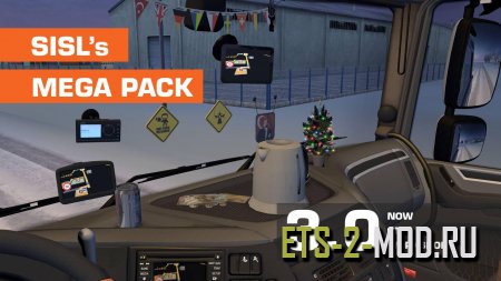 Мод SiSL’s Mega Pack для Euro Truck Simulator 2 1.33