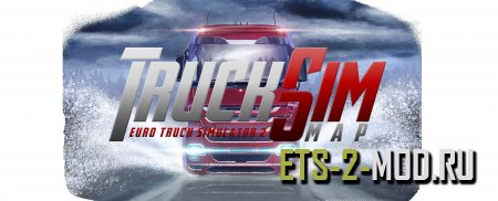 Карта TruckSim Map для Euro Truck Simulator 2 1.33-1.34