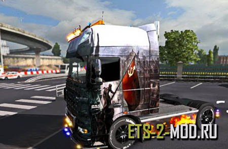 Mod Скин "День Победы" для Euro Truck Simulator 2