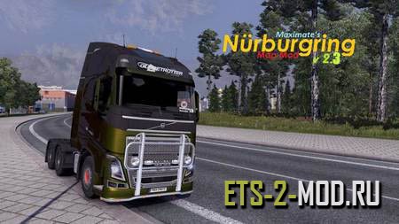 Nurburgring Map v2.3 для Euro Truck Simulator 2