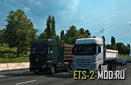 Mod More Truck Traffic для Euro Truck Simulator 2