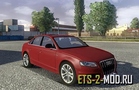 Мод AUDI S4 + интерьер для Euro Truck Simulator 2