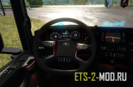 Мод Platinium Interior для Scania Next - Euro Truck Simulator 2