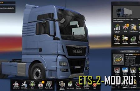 ETS2 Save Game ( No Dlc Needed ) для Euro Truck Simulator 2